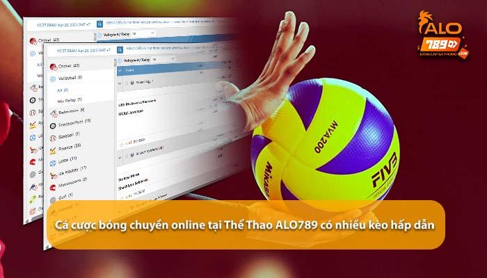 Cá cược bóng chuyền online tại Thể Thao ALO789 có nhiều kèo cược hấp dẫn