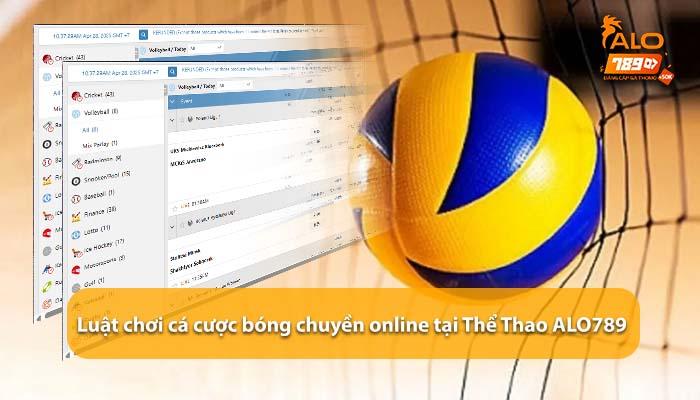 Luật chơi cá cược bóng chuyền online tại Thể Thao ALO789