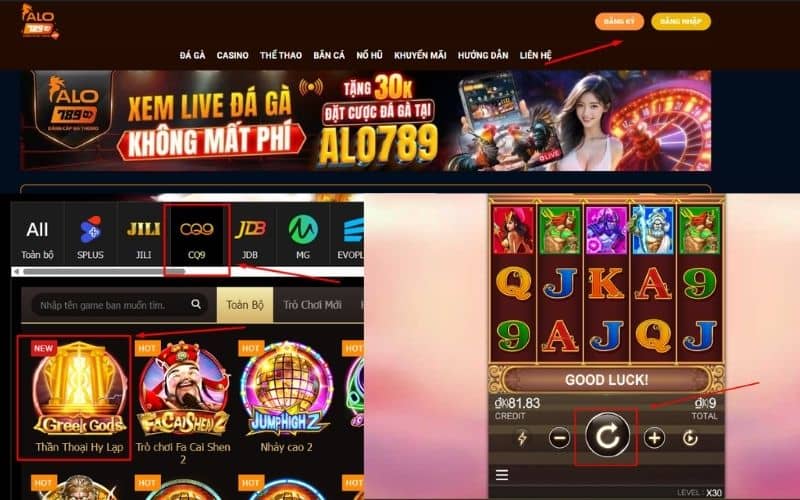 Các bước tham gia nổ hũ thần thoại hy lạp tại ALO789 Các bước tham gia nổ hũ thần thoại hy lạp tại ALO789