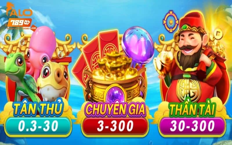 Bắn cá Thần Tài có 3 sảnh cược tùy theo cấp độ khác nhau Bắn cá Thần Tài có 3 sảnh cược tùy theo cấp độ khác nhau