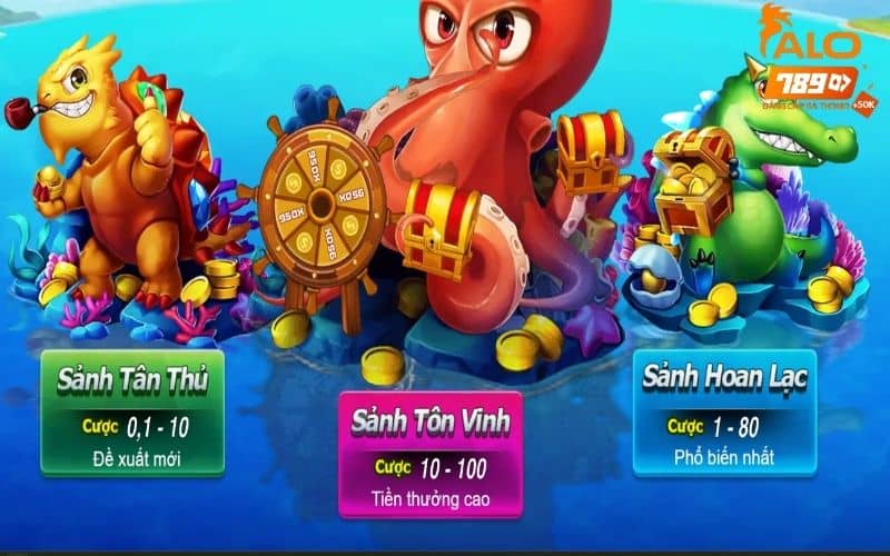 Vương Giả Đánh Cá có sảnh cược dành cho người chơi